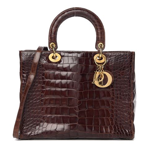 Dior Lady Crocodile 